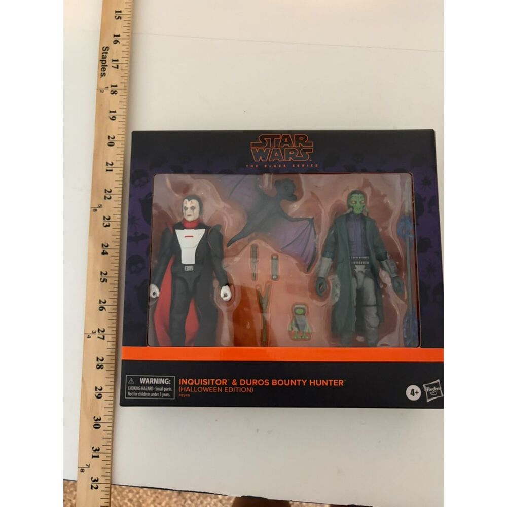 STAR WARS The Black Series Inquisitor & Duros Bounty Hunter, Halloween Edition